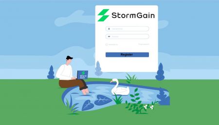Hvordan registrere konto i StormGain
